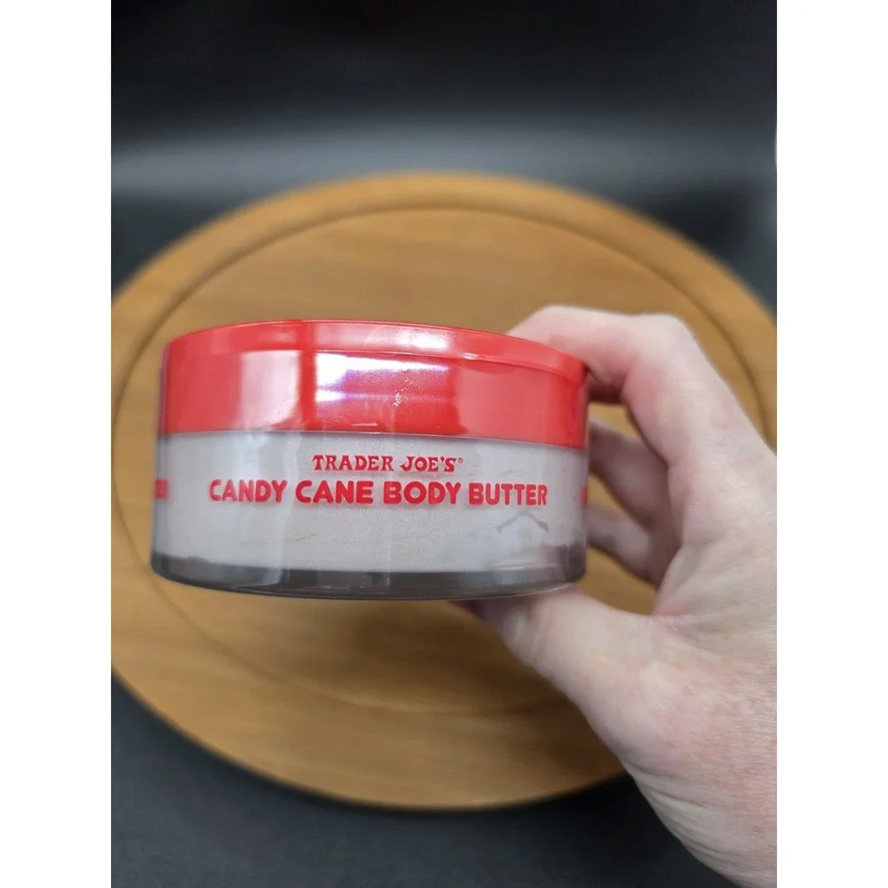 Trader Joes Candy‎ Cane Shimmering Body Butter